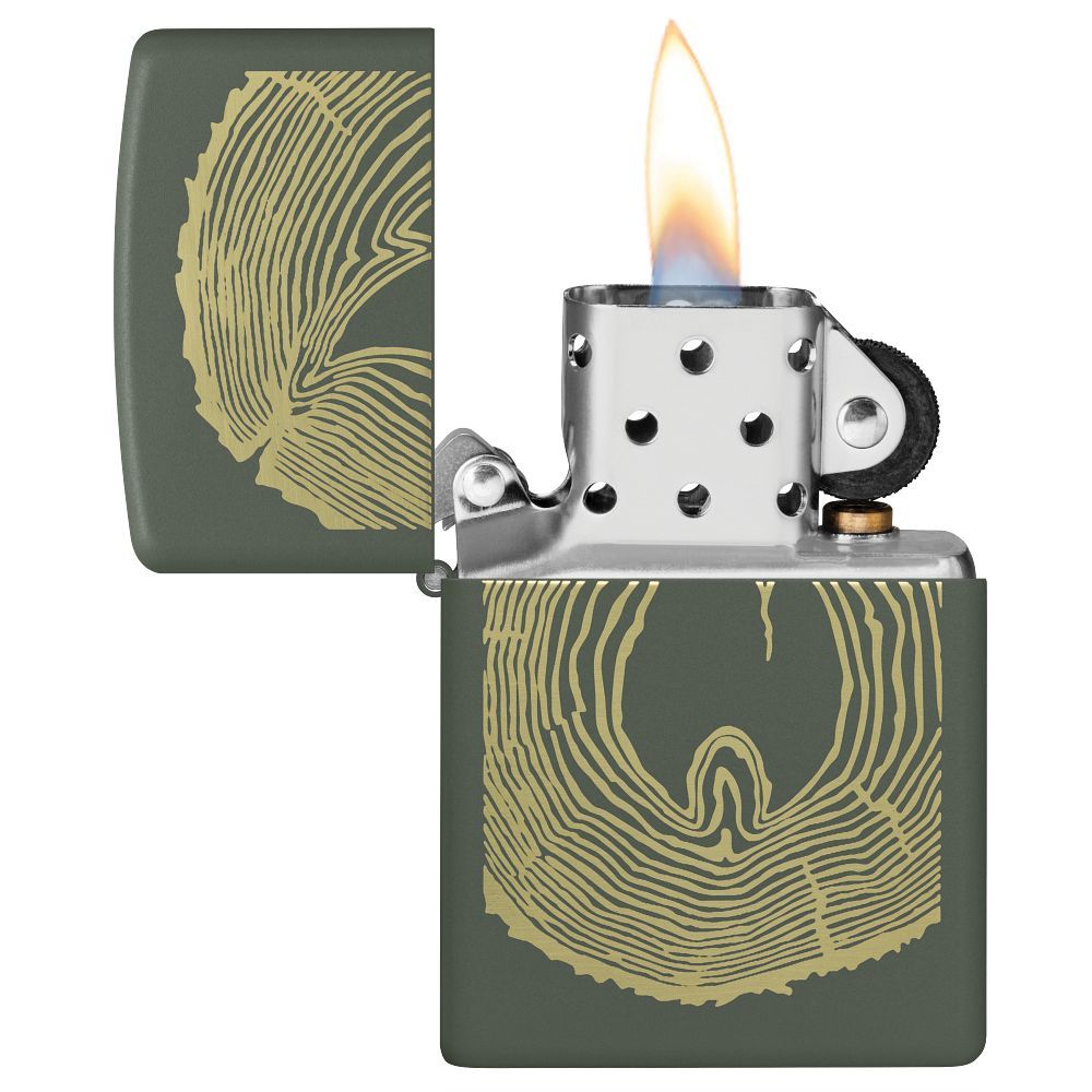 Zippo Wood Ring Design - achteraanzicht