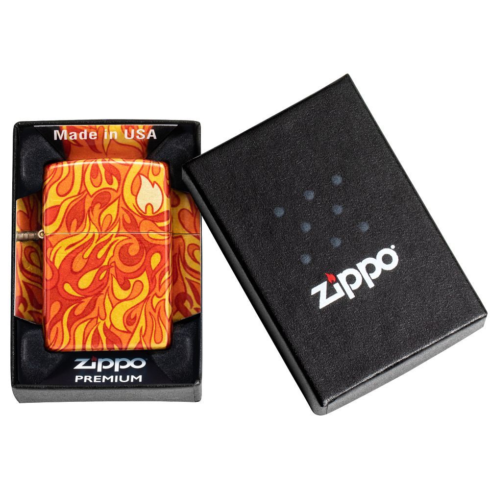 Zippo Aansteker Fire Zippo Design - detail