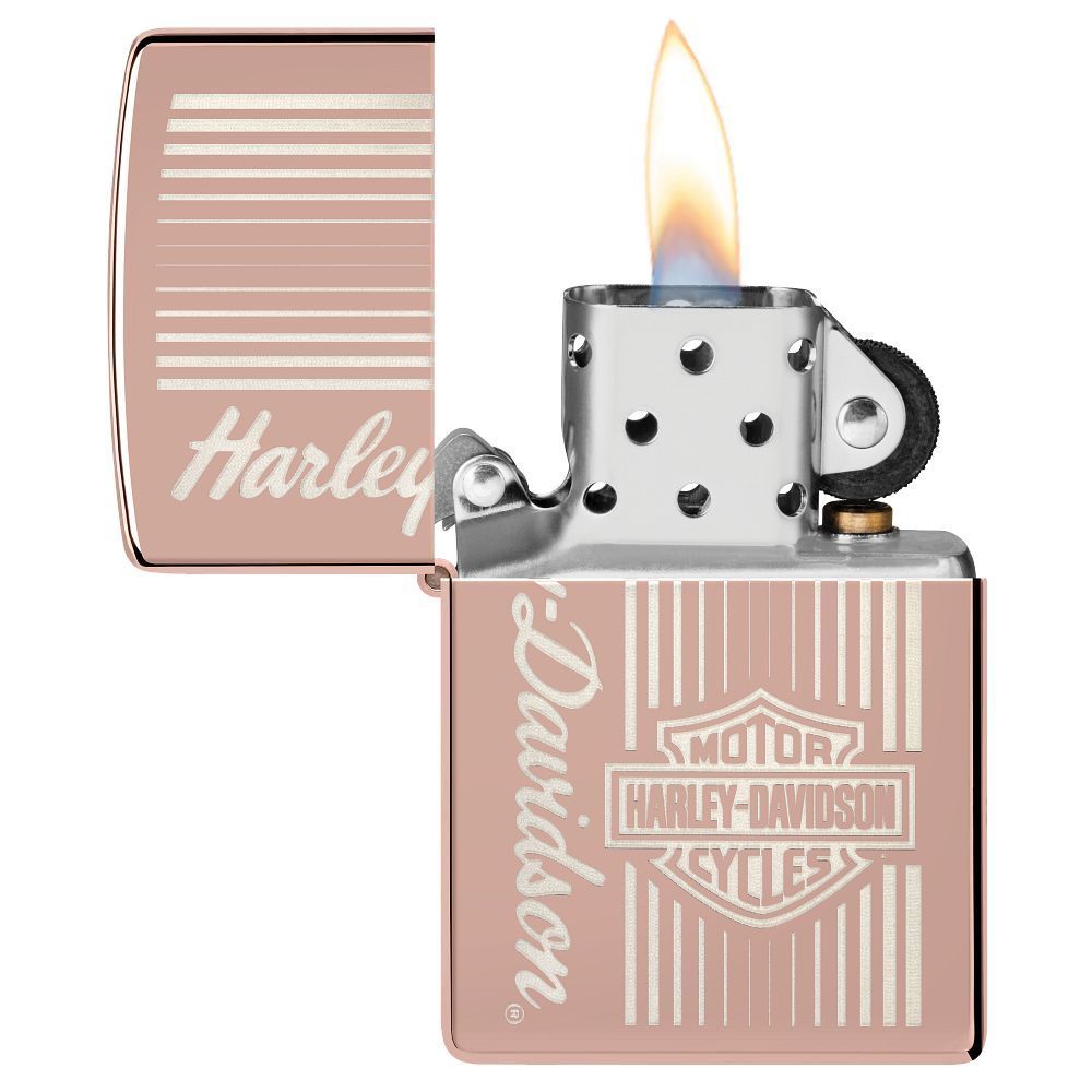 Zippo Aansteker 49190 Harley-Davidson - achteraanzicht