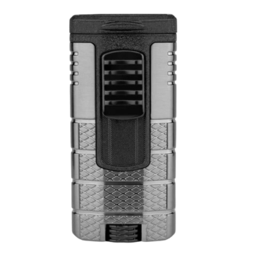 Xikar - Tactical Triple Jet-Flame - Gunmetal/Black