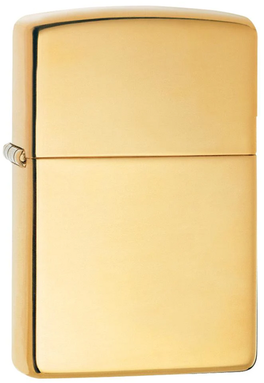 ZIPPO Aansteker PL ZIPPO 254B BRASS HIGH POLISHED - vooraanzicht
