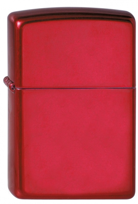 ZIPPO Aansteker PL 21063 CANDY APPLE RED MT LTR - vooraanzicht