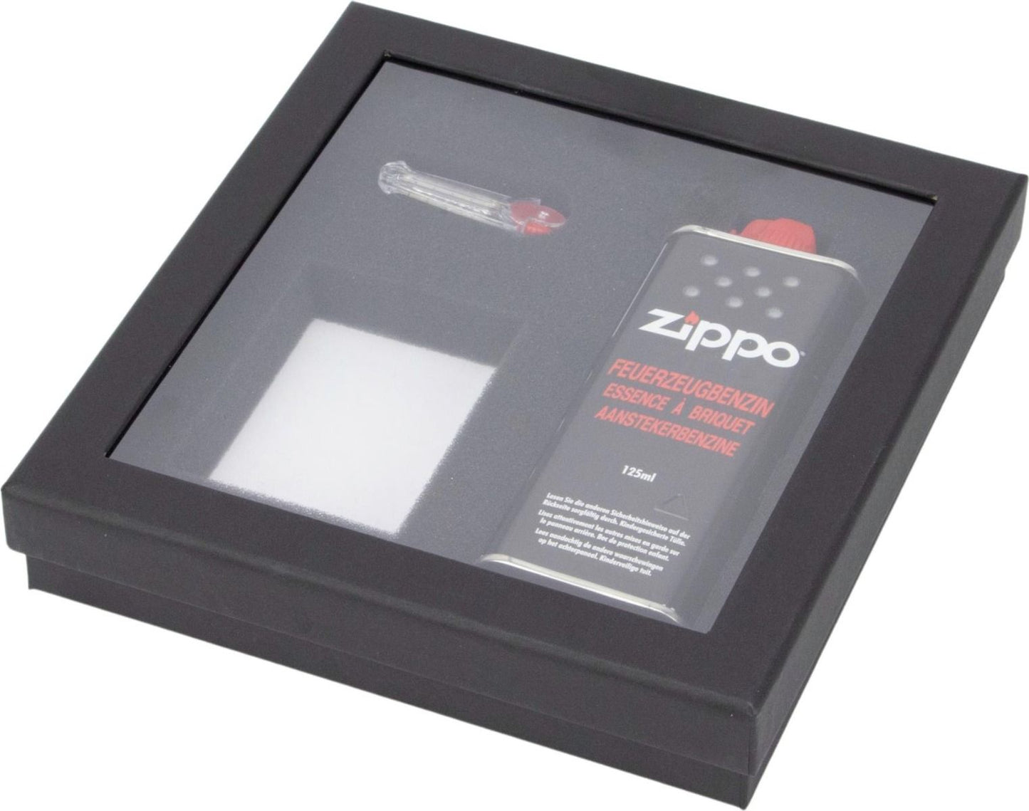 Zippo Aansteker Giftset Benzine + vuursteen - vooraanzicht