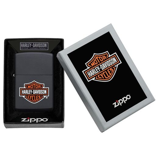 Zippo Aansteker 218 H-D Bar & Shield - detail