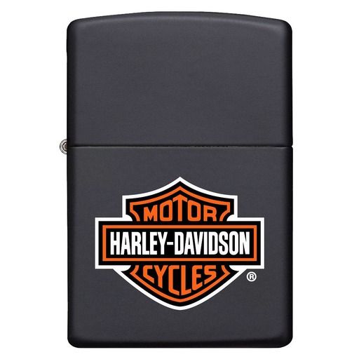 Zippo Aansteker 218 H-D Bar & Shield - vooraanzicht