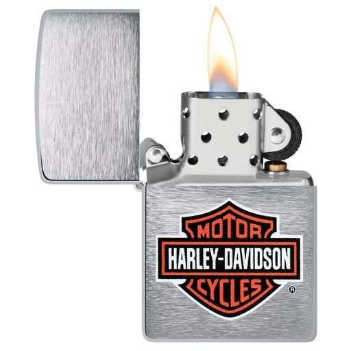 Zippo Aansteker 200 H-D Bar & Shield - achteraanzicht