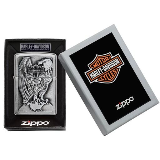 Zippo Aansteker 200HD.231 USA EAGLE & GLOBE - detail
