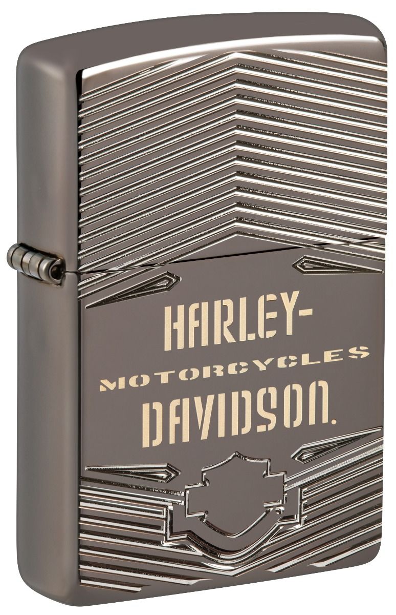 Zippo Aansteker PL 24095 Harley Davidson - vooraanzicht