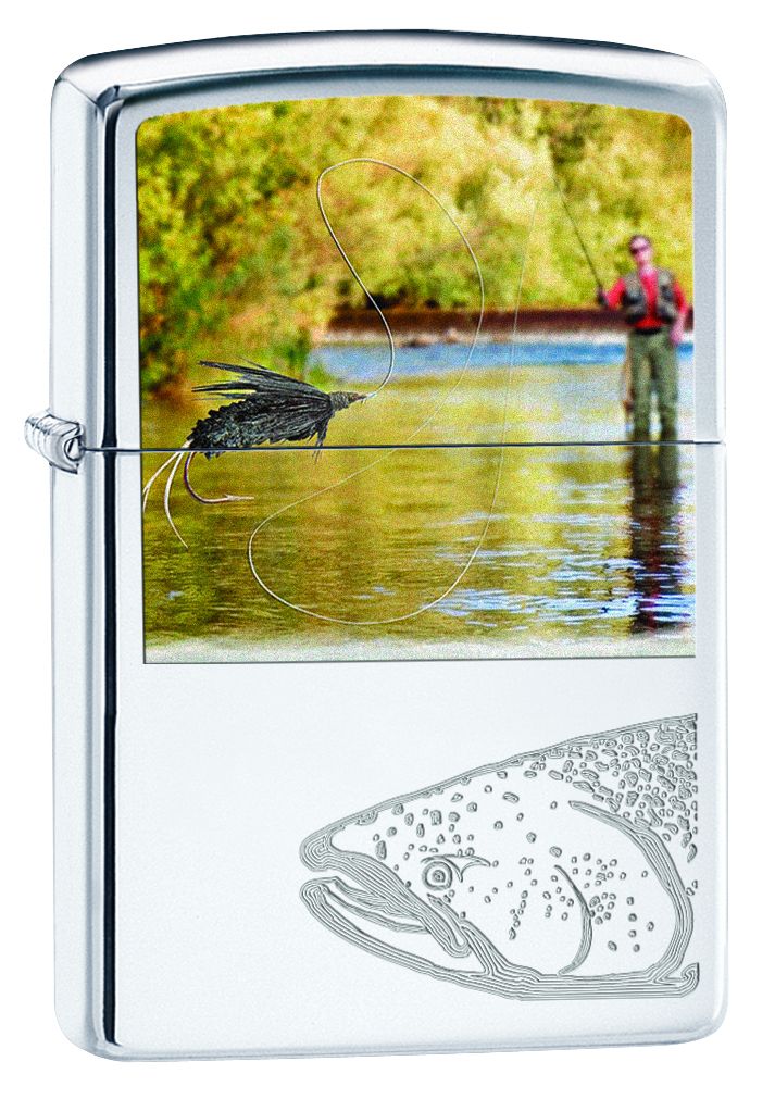 Zippo Aansteker Fisherman - vooraanzicht