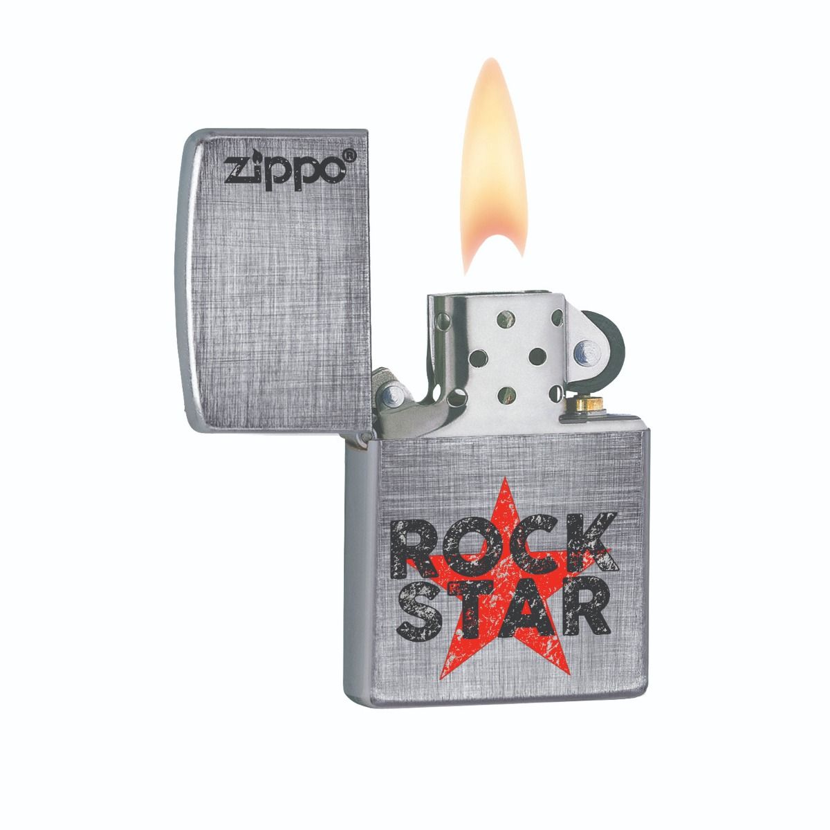Zippo Aansteker Rock Star - detail