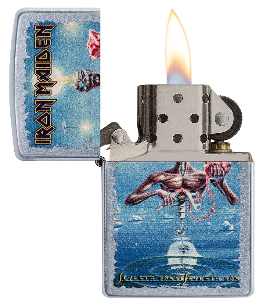 Zippo Aansteker 207 IRON MAIDEN - achteraanzicht