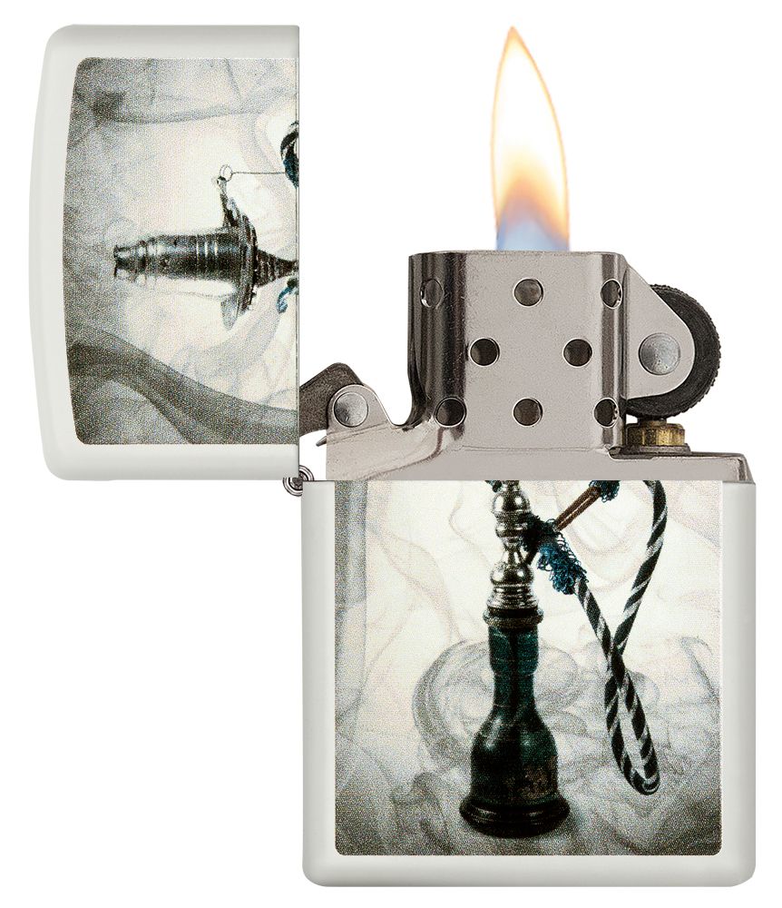 Zippo Aansteker Smokey Hookah Design - achteraanzicht