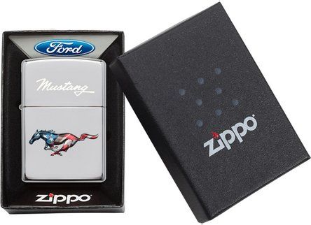 Zippo Aansteker 250 Ford Mustang - detail