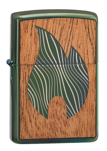 ZIPPO Aansteker 28129 Woodchuck Large Flame - achteraanzicht