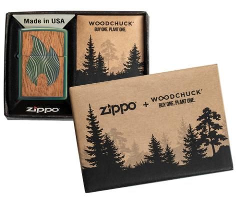 ZIPPO Aansteker 28129 Woodchuck Large Flame - vooraanzicht