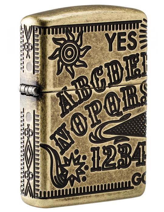 ZIPPO Aansteker 29561 Ouija Board - achteraanzicht