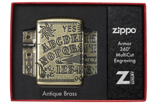 ZIPPO Aansteker 29561 Ouija Board - vooraanzicht