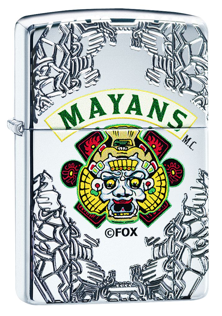 Zippo Aansteker 167 Mayans - vooraanzicht