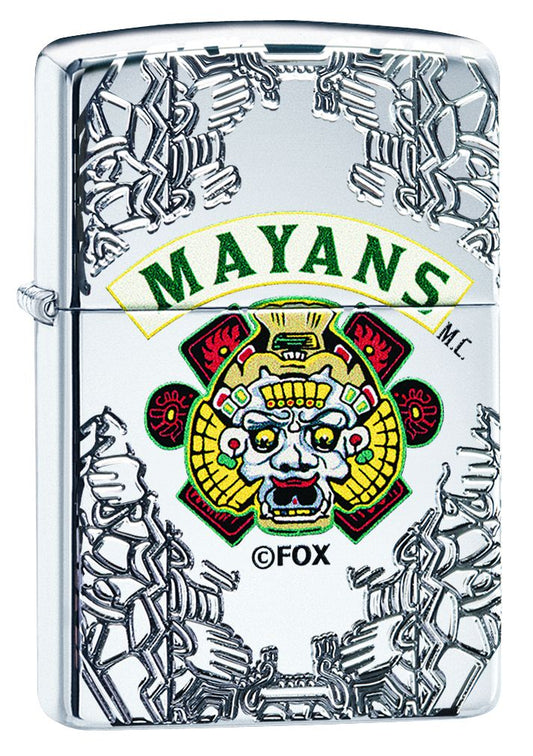 Zippo Aansteker 167 Mayans - vooraanzicht