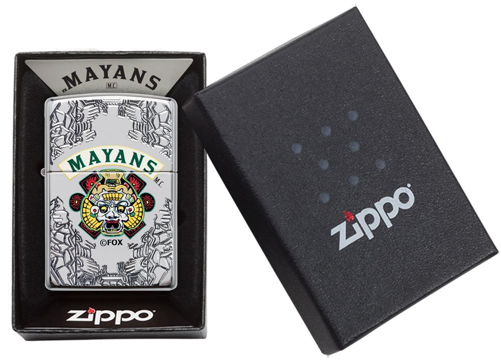 Zippo Aansteker 167 Mayans - detail 2