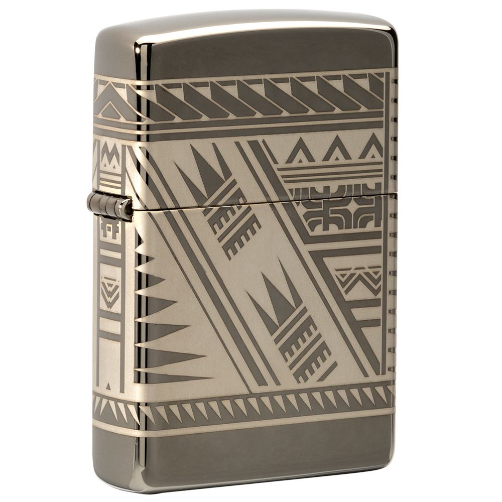 Zippo Aansteker Polynesian Design - vooraanzicht