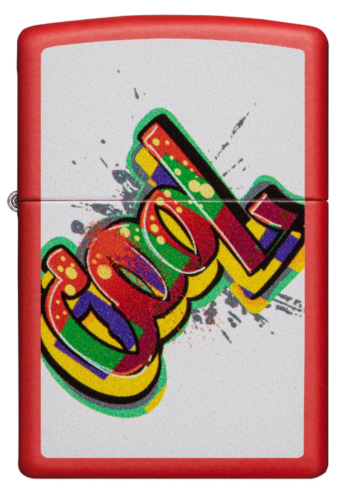 Zippo 233 Cool Graffiti - achteraanzicht