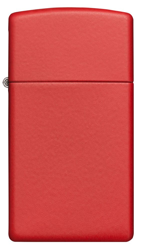 ZIPPO Aansteker PL1633 Slim Red Matte - vooraanzicht