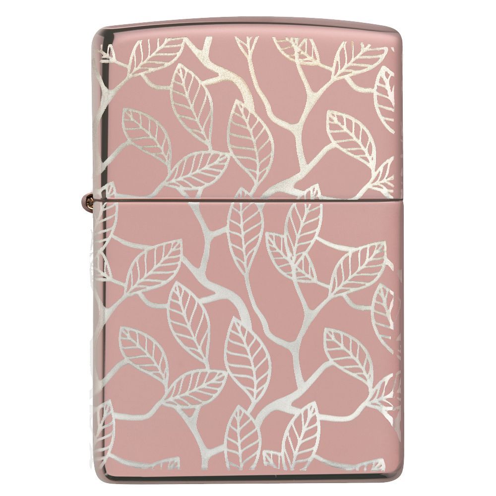 Zippo Aansteker Vine and Leaves Design - vooraanzicht