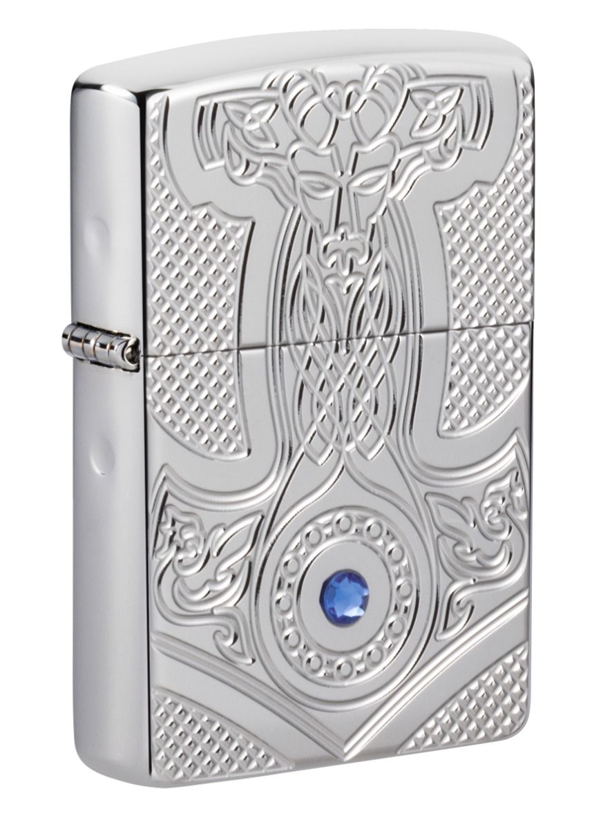 Zippo Aansteker 167 Medieval Design - vooraanzicht