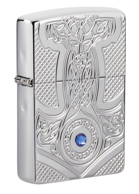Zippo Aansteker 167 Medieval Design - vooraanzicht