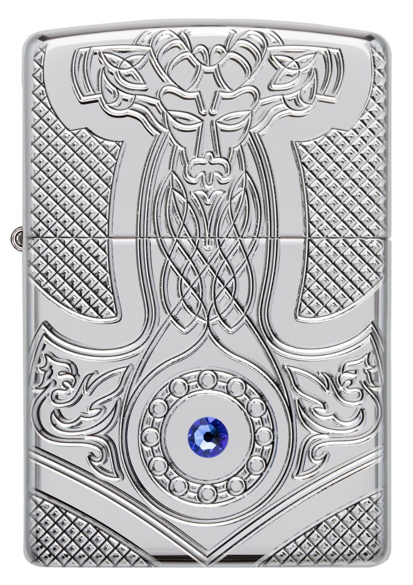 Zippo Aansteker 167 Medieval Design - achteraanzicht