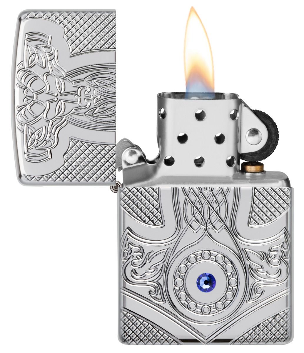 Zippo Aansteker 167 Medieval Design - detail