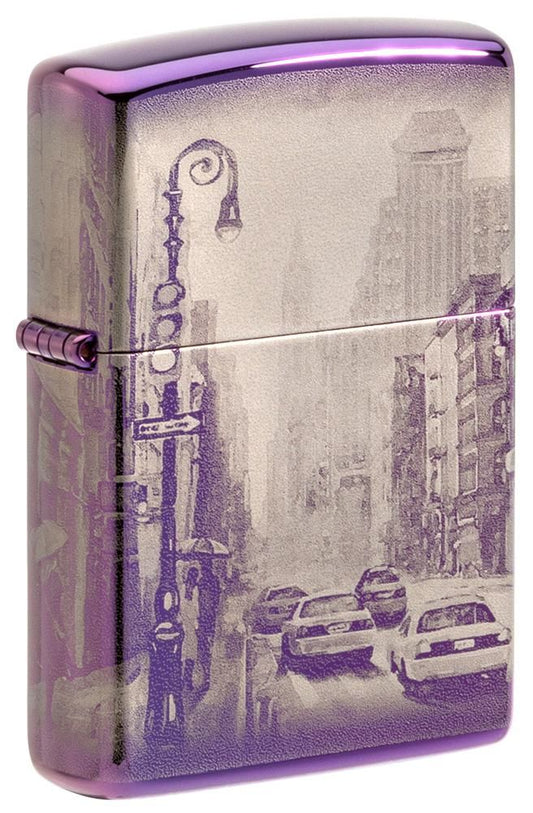 Zippo Aansteker Cityscape #24747 - vooraanzicht