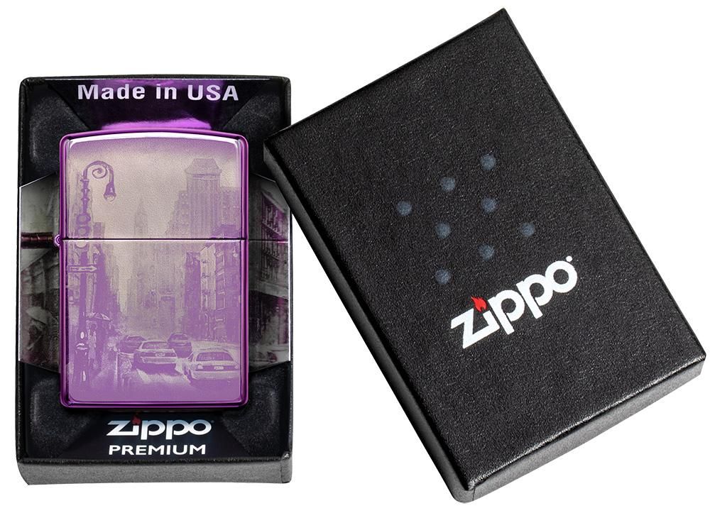 Zippo Aansteker Cityscape #24747 - detail