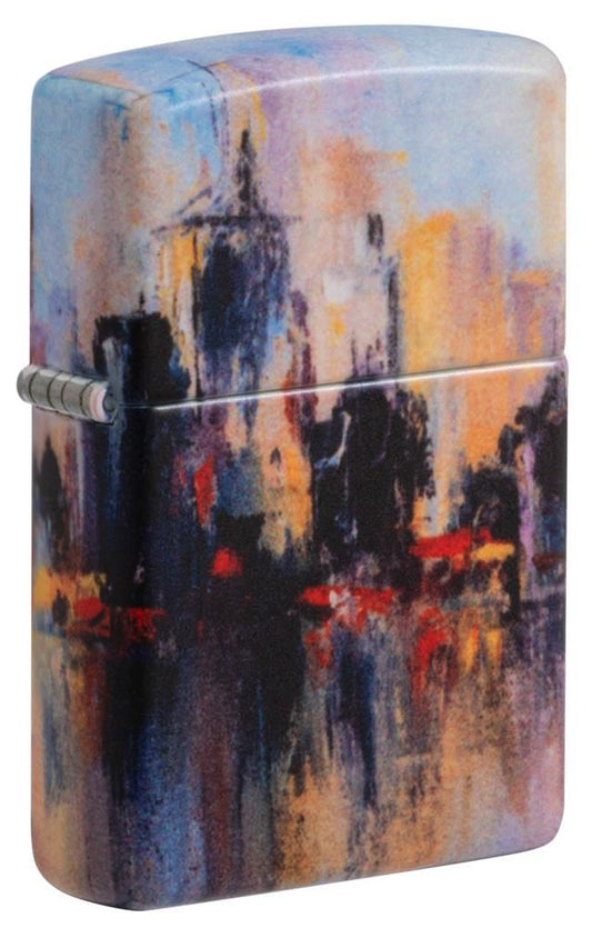 Zippo Aansteker 49352 Cityscape - vooraanzicht