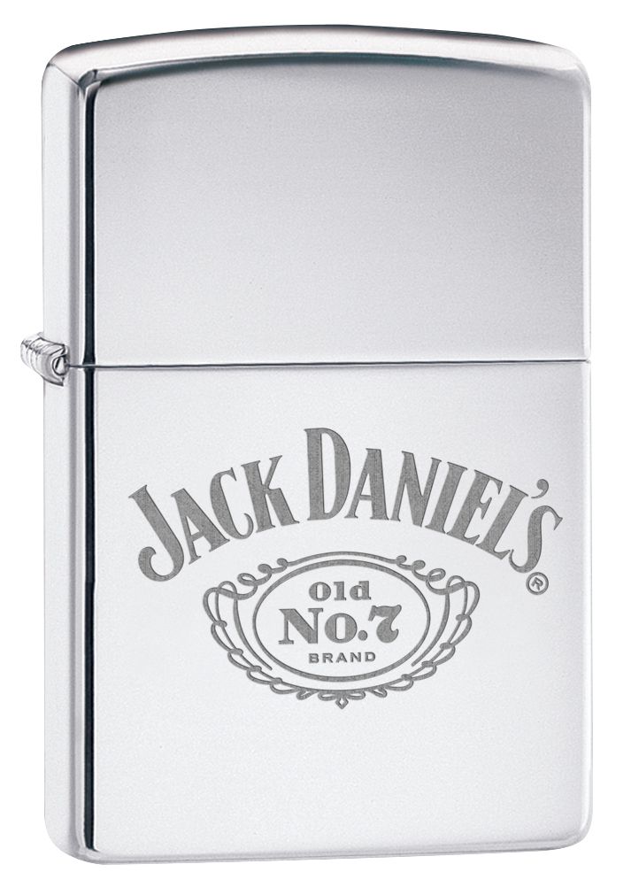 Zippo Aansteker Jack Daniel's Logo - vooraanzicht