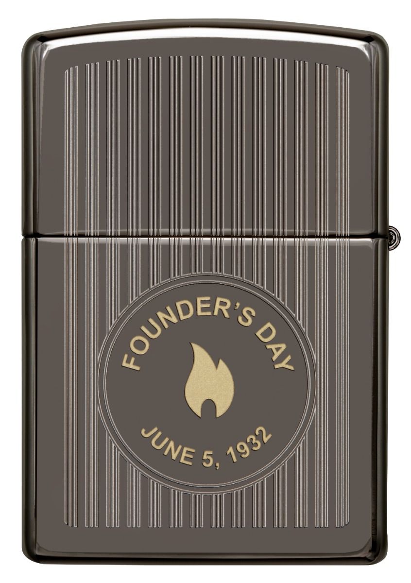 Zippo 150 Founder's Day aansteker detail 1