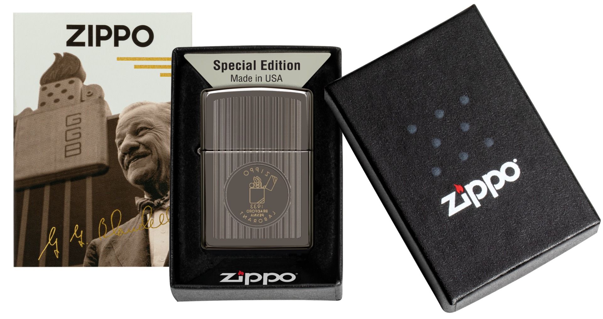 Zippo 150 Founder's Day aansteker detail 2