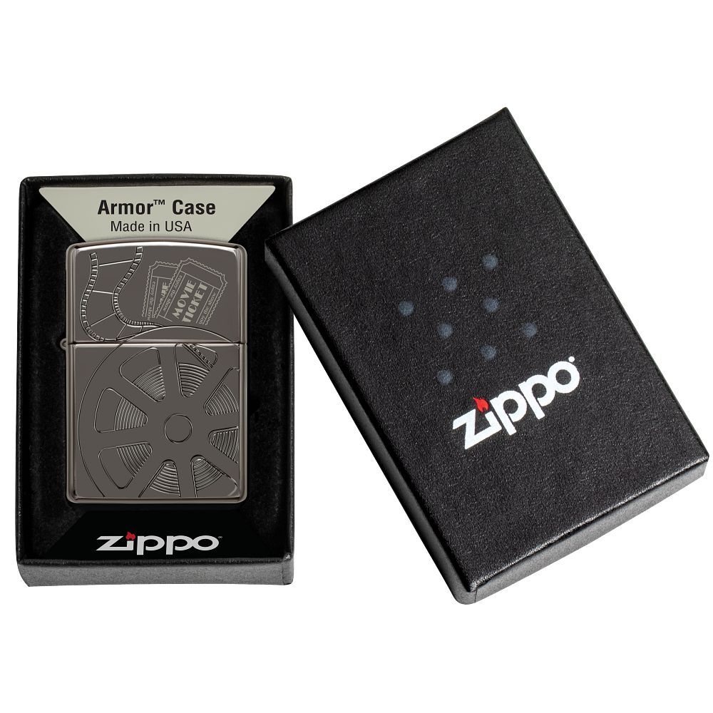 Zippo Aansteker Celebrating Movies - achteraanzicht