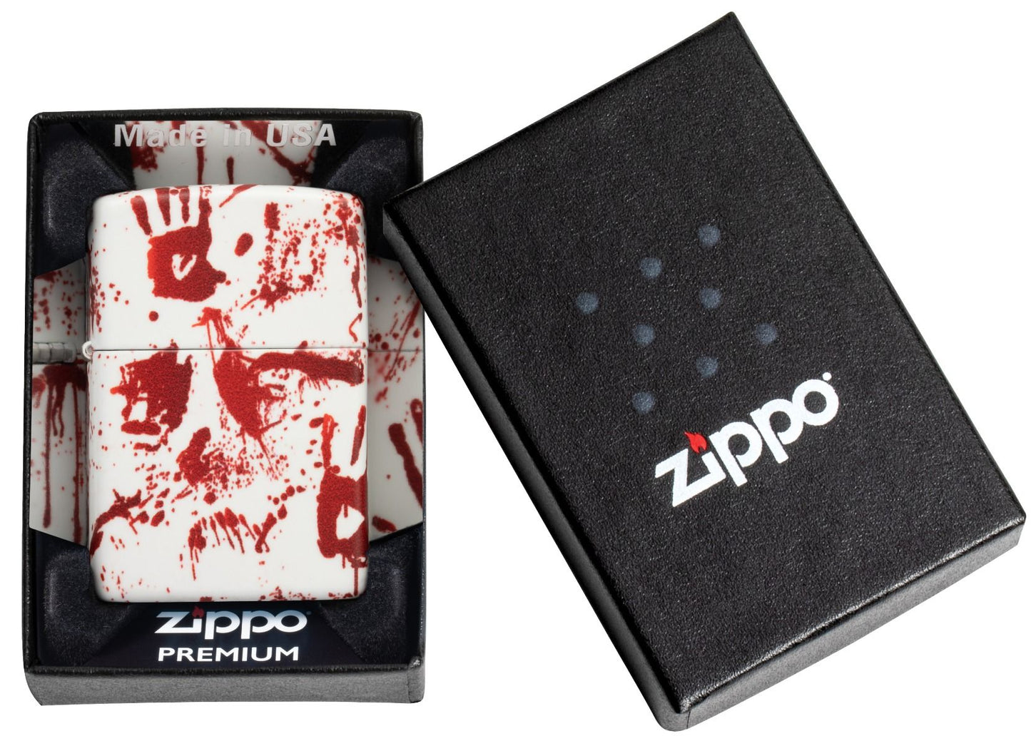 Zippo Aansteker 49352 Bloody Hand Design - detail