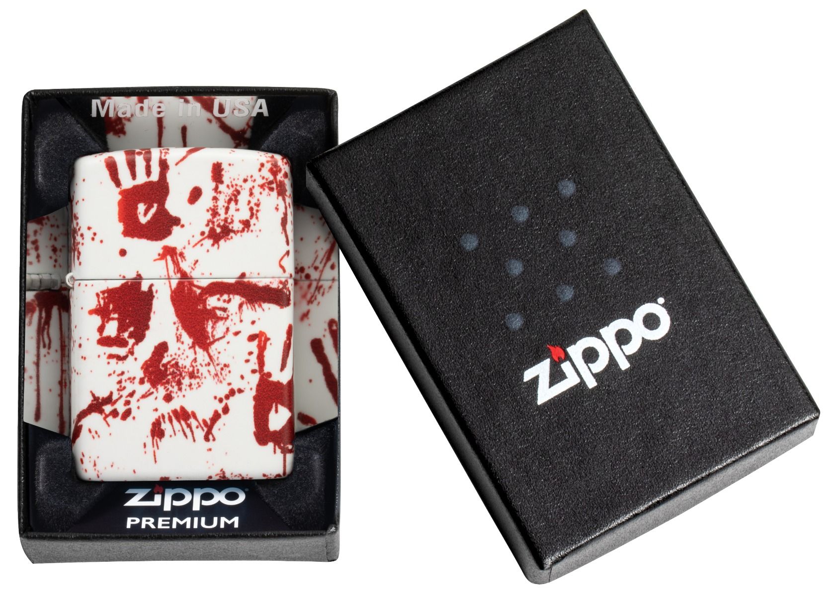 Zippo Aansteker 49352 Bloody Hand Design - detail