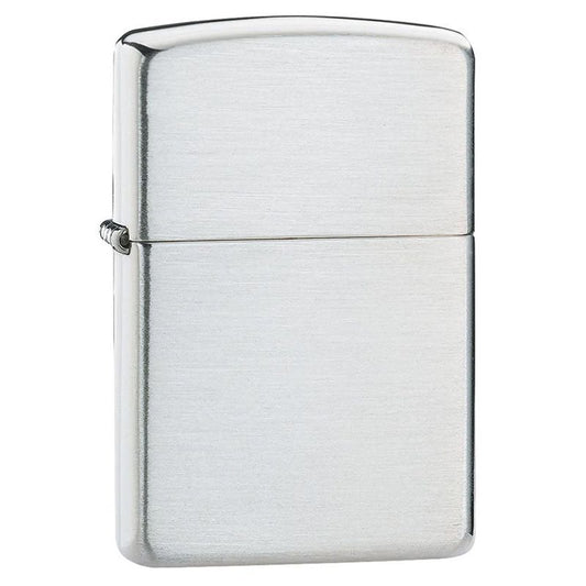 Zippo Aansteker ARMOR BRUSHED STERLING SILVER - vooraanzicht