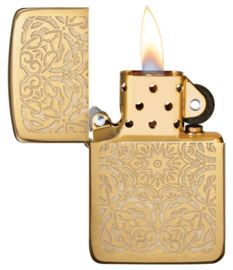 Zippo Aansteker 49938 Ornamental Design - achteraanzicht