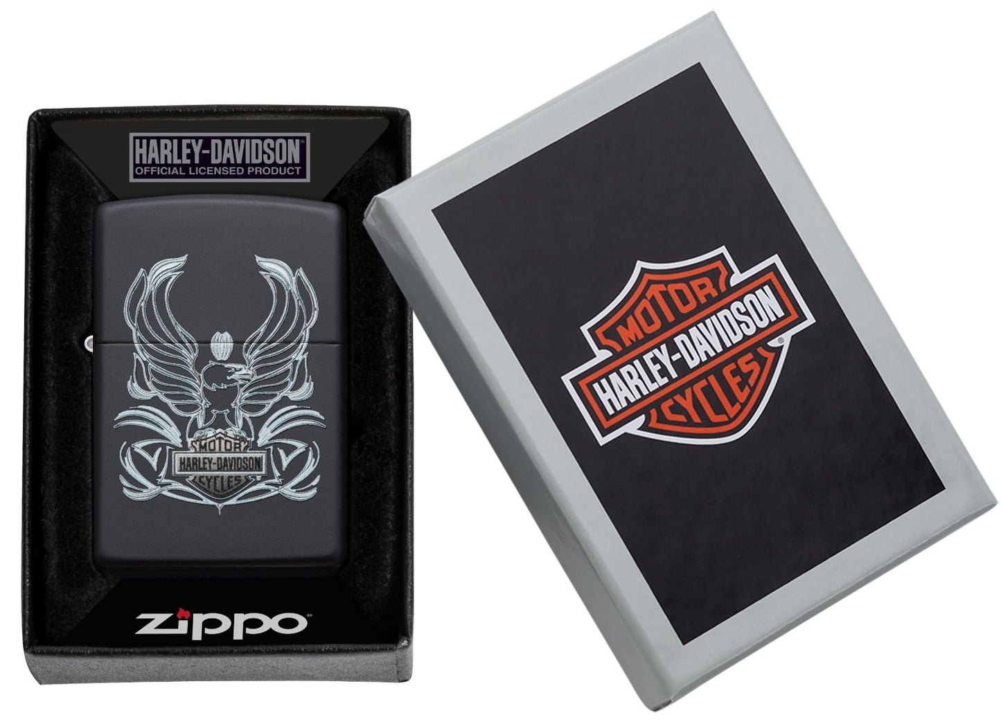 Zippo Aansteker 218 Harley Davidson Logo - detail 2