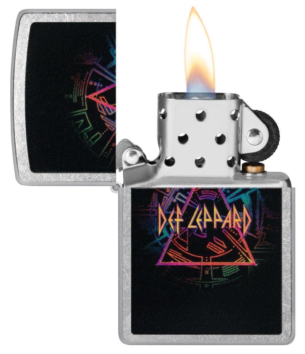 Zippo Aansteker 207 Def Leppard Design - achteraanzicht