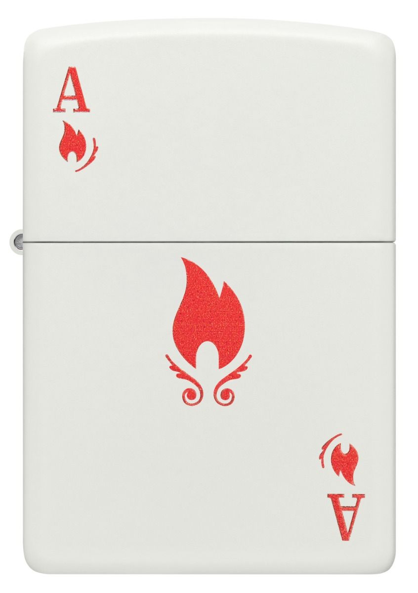 Zippo Aansteker - 214 Zippo Ace Design - achteraanzicht