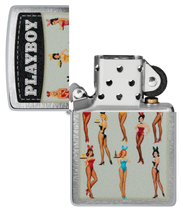 Zippo Aansteker - 200 Playboy Design 1 - achteraanzicht