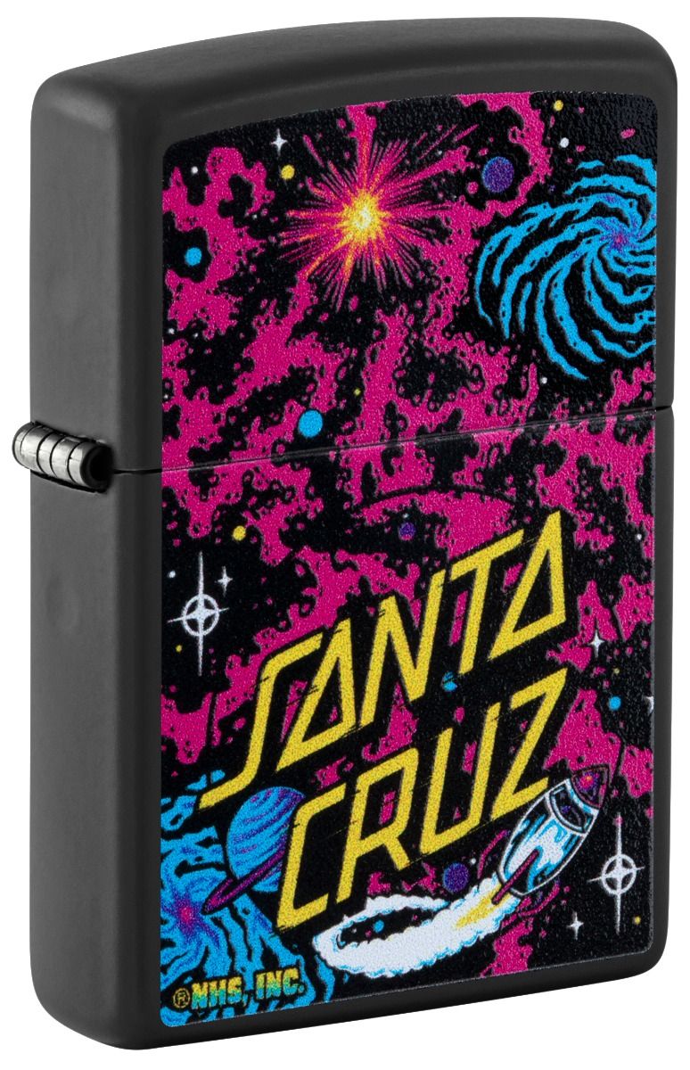 Zippo Aansteker 218 Santa Cruz Design - vooraanzicht