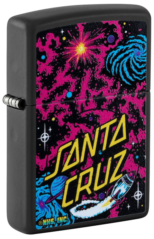Zippo Aansteker 218 Santa Cruz Design - vooraanzicht
