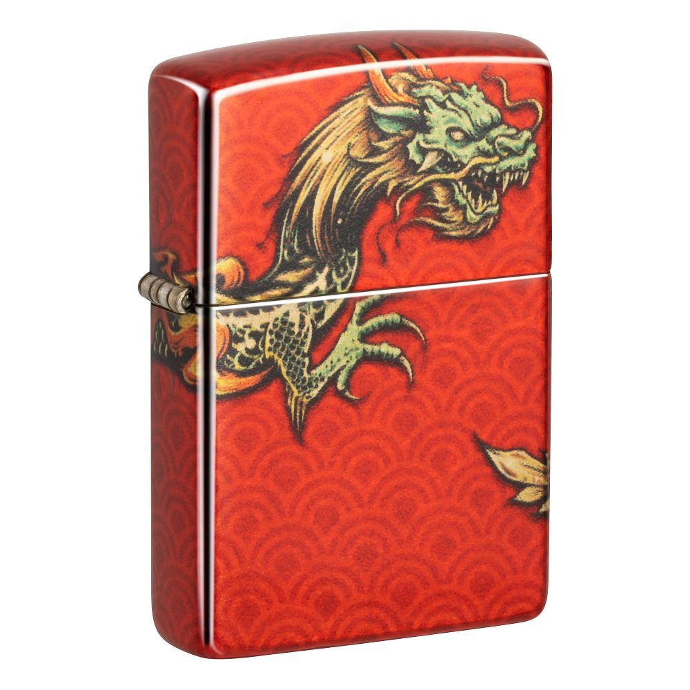 Zippo Aansteker 540 Zippo Dragon Design - vooraanzicht